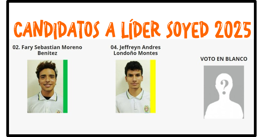 CANDIDATOS LÍDER SOYED 2025